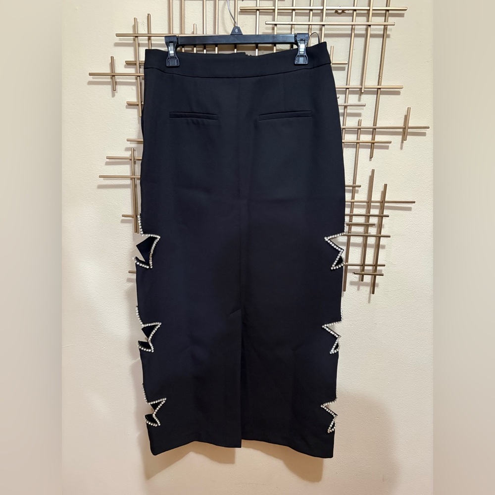 Nasty Gal Embellished Star Cutout Maxi Skirt - Picture 3 of 4